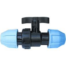 Кран ПНД кульовий 25 VS Plast